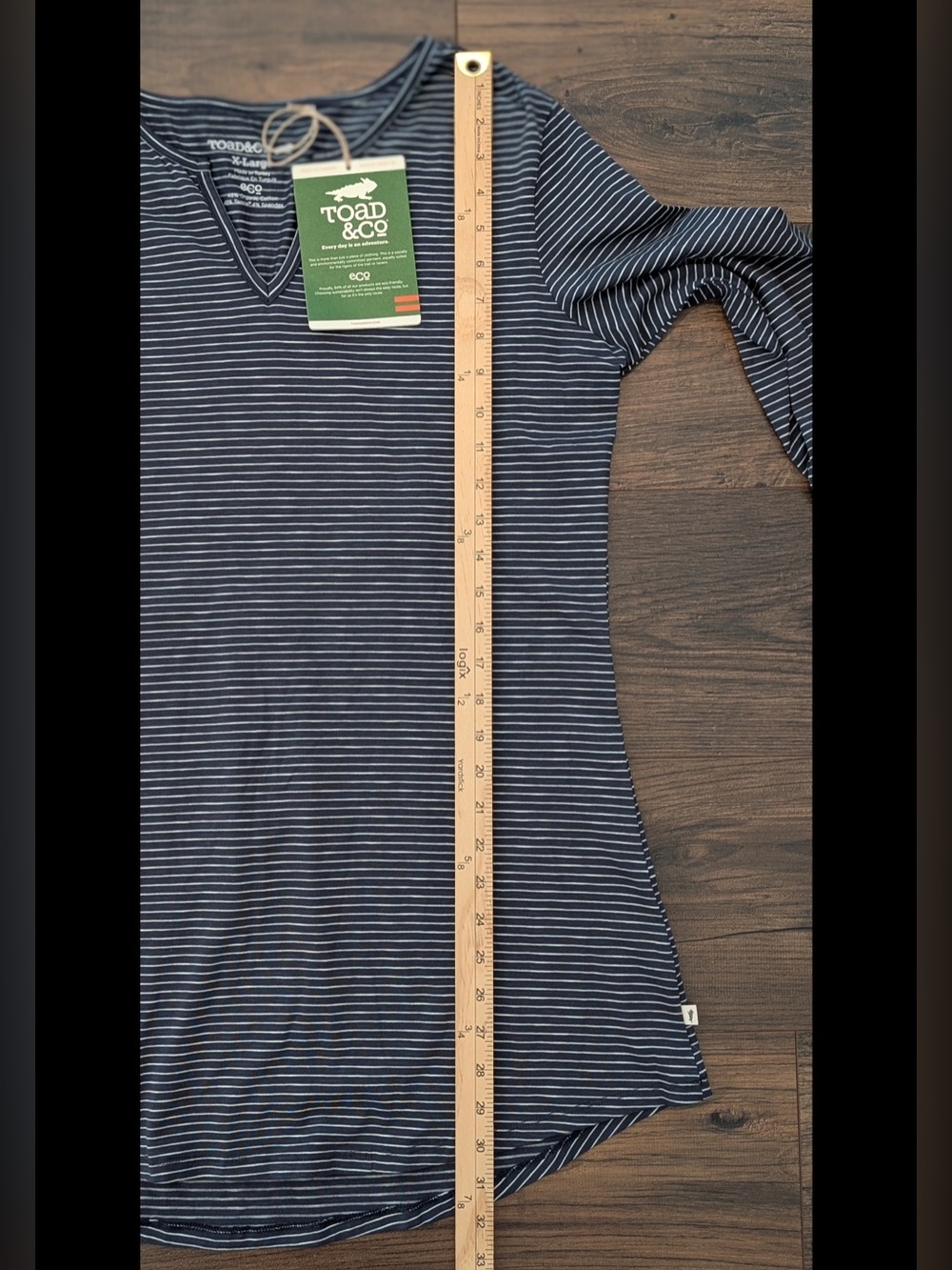 Toad & Co. Women’s Tamaya Dos Tunic Nightsky Stripe NWT Size XL - Picture 10 of 11
